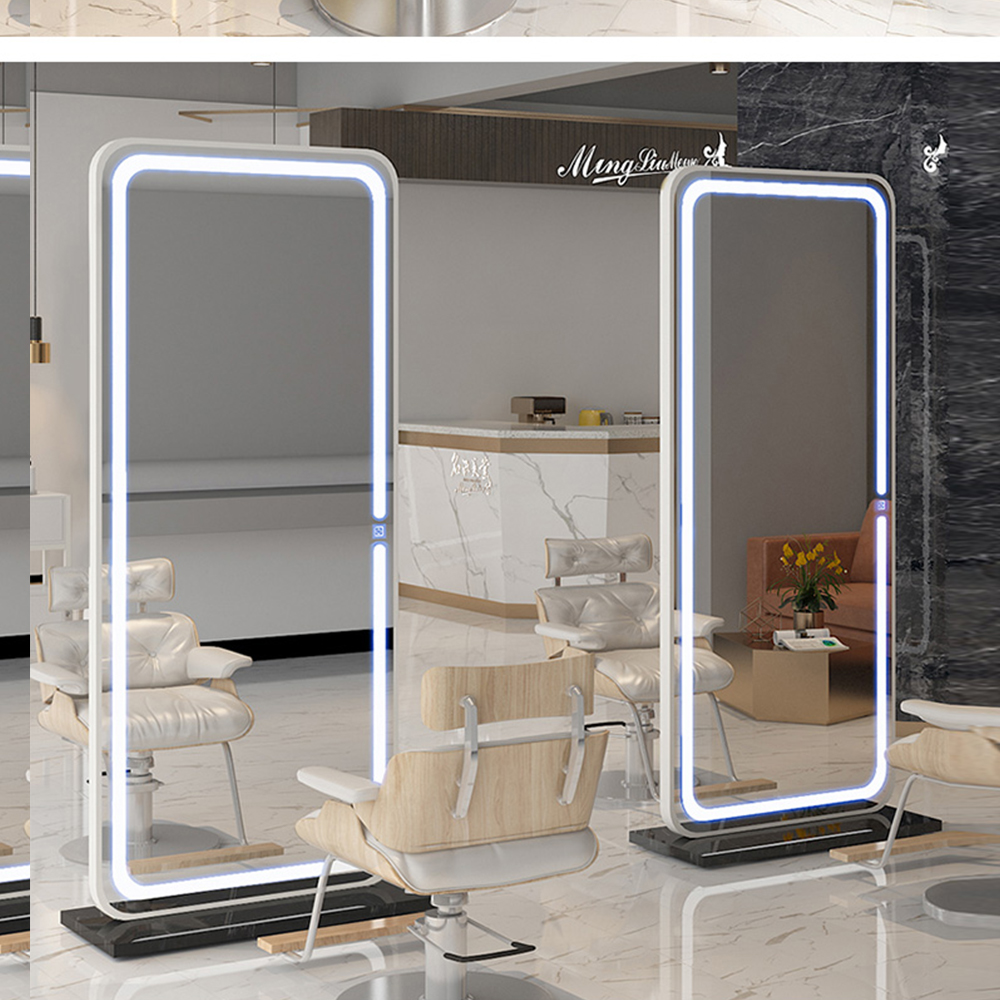 Gương Khung Nhôm Phòng Thay Đồ Gương Toàn Thân Đèn Led Trong Phòng Ngủ Có Đèn Led Gương Đứng Chiếu Sáng