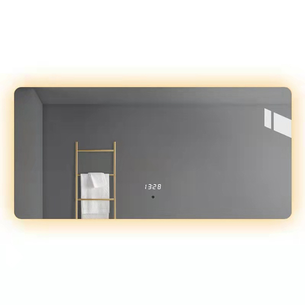 Gương điện tử hiện đại Miroir Smart Led Gương phòng tắm Gương vuông không khung Gương có cảm biến cảm ứng
