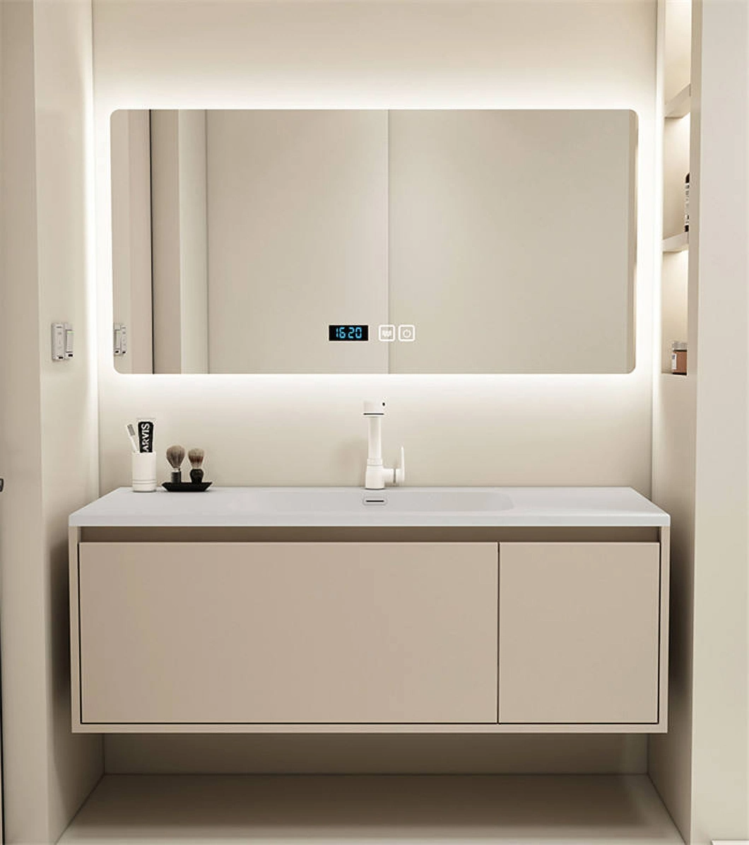 2023 Tủ Phòng Tắm Thiết Kế Mới Gương Phòng Tắm Vanity Gỗ Mỹ Bộ Tủ Phòng Tắm Cao Cấp
