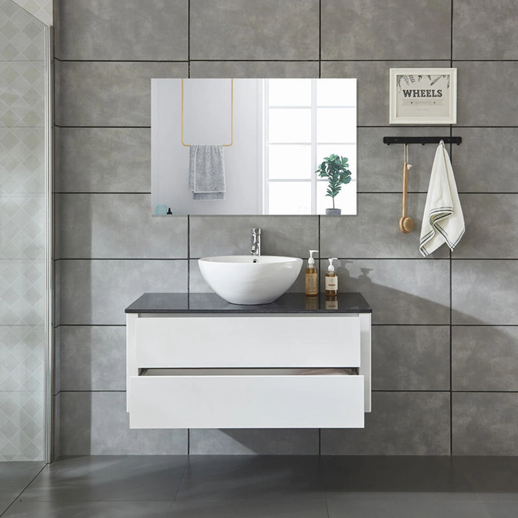 Nhà vệ sinh tích hợp góc 31 inch đã sẵn sàng Nhà vệ sinh lưu vực của nhà máy Trung Quốc Tủ phòng tắm có tủ gương