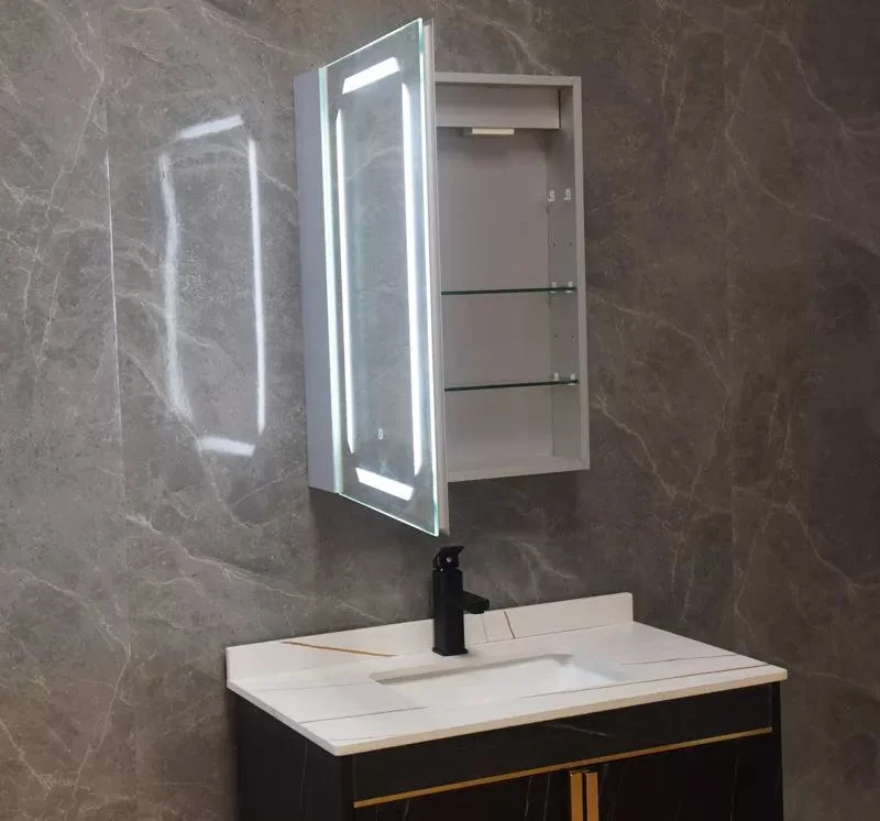 Lưu trữ Smart LED Vanity Phòng tắm Tủ gương lớn