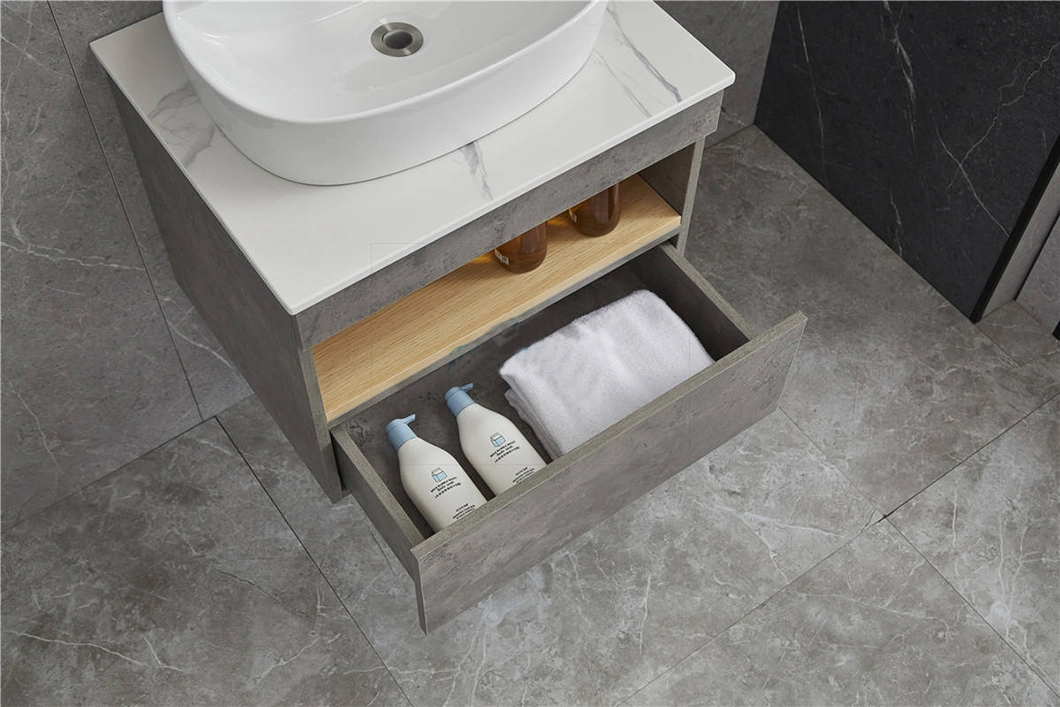 Ưu đãi tốt nhất Thứ Sáu Đen Giảm giá Barnwood Hẹp tùy chỉnh Một bồn rửa nội thất phòng tắm mát mẻ Tủ đồ trang điểm cho phòng tắm nhỏ