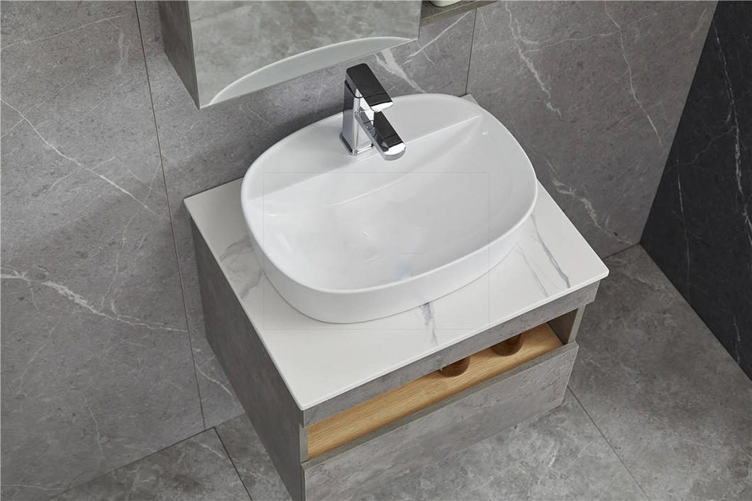Ưu đãi tốt nhất Thứ Sáu Đen Giảm giá Barnwood Hẹp tùy chỉnh Một bồn rửa nội thất phòng tắm mát mẻ Tủ đồ trang điểm cho phòng tắm nhỏ
