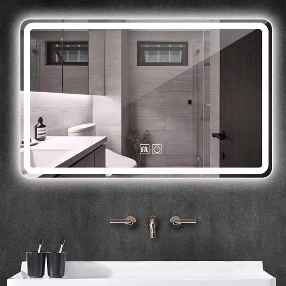 Nhà máy tiêu chuẩn châu Âu Bán buôn Kính trang điểm hiện đại thông minh Trang trí nội thất Gương treo tường phòng tắm