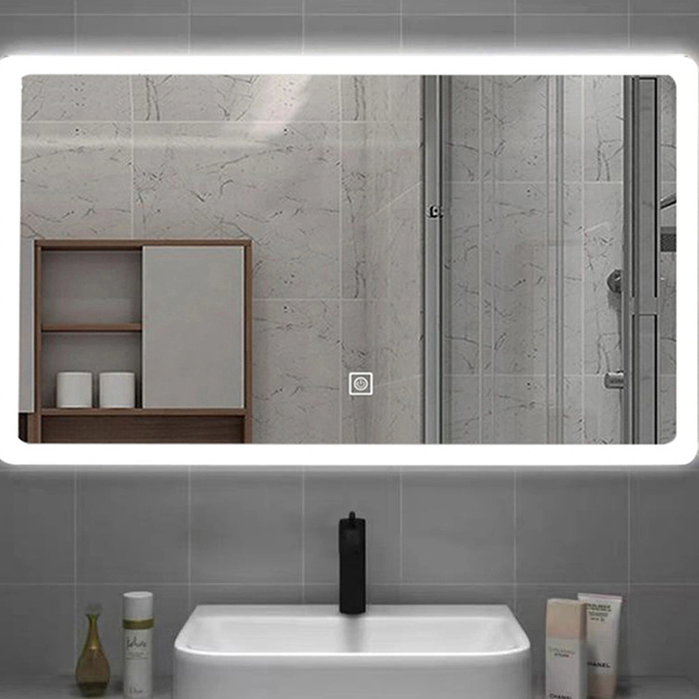 Nhà máy Bán buôn Cảm biến cảm ứng Trang trí tường nhà Nội thất salon Treo tường Đèn LED trang điểm Nhà thông minh Gương phòng tắm LED với Bộ khử bụi và Loa Bluetooth