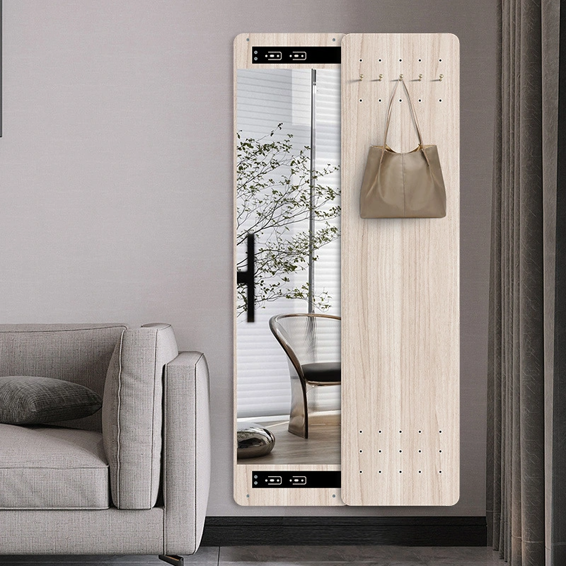 Lỗ Ban Chiều Dài Bắc Âu Gương Chống Cháy Nổ Kéo Đẩy Ẩn Gương Treo Tường