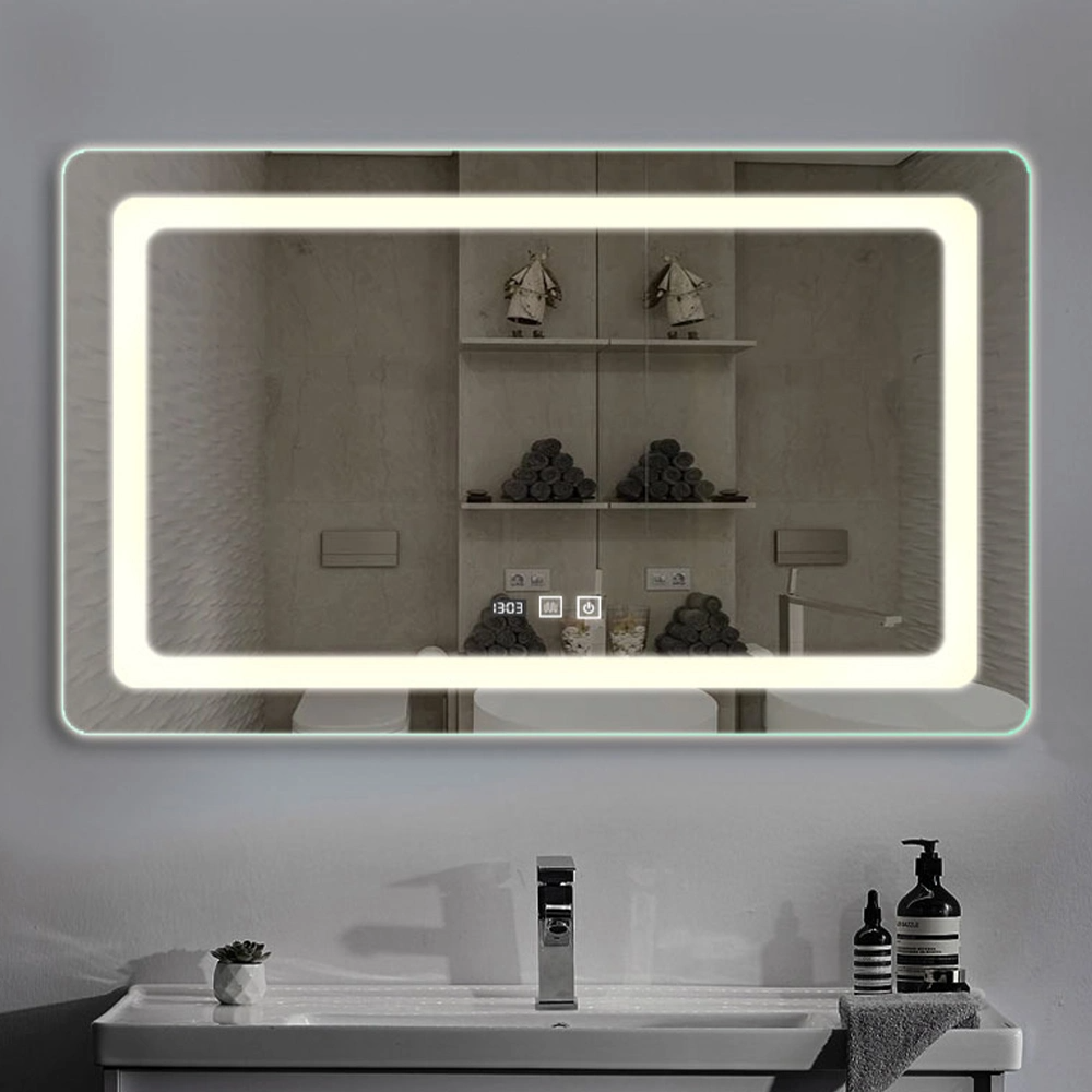 Trang Trí Nhà Cửa Gương Treo Tường Gương Phòng Tắm Bluetooth Gương Trang Điểm LED Gương Thông Minh Nội Thất Salon