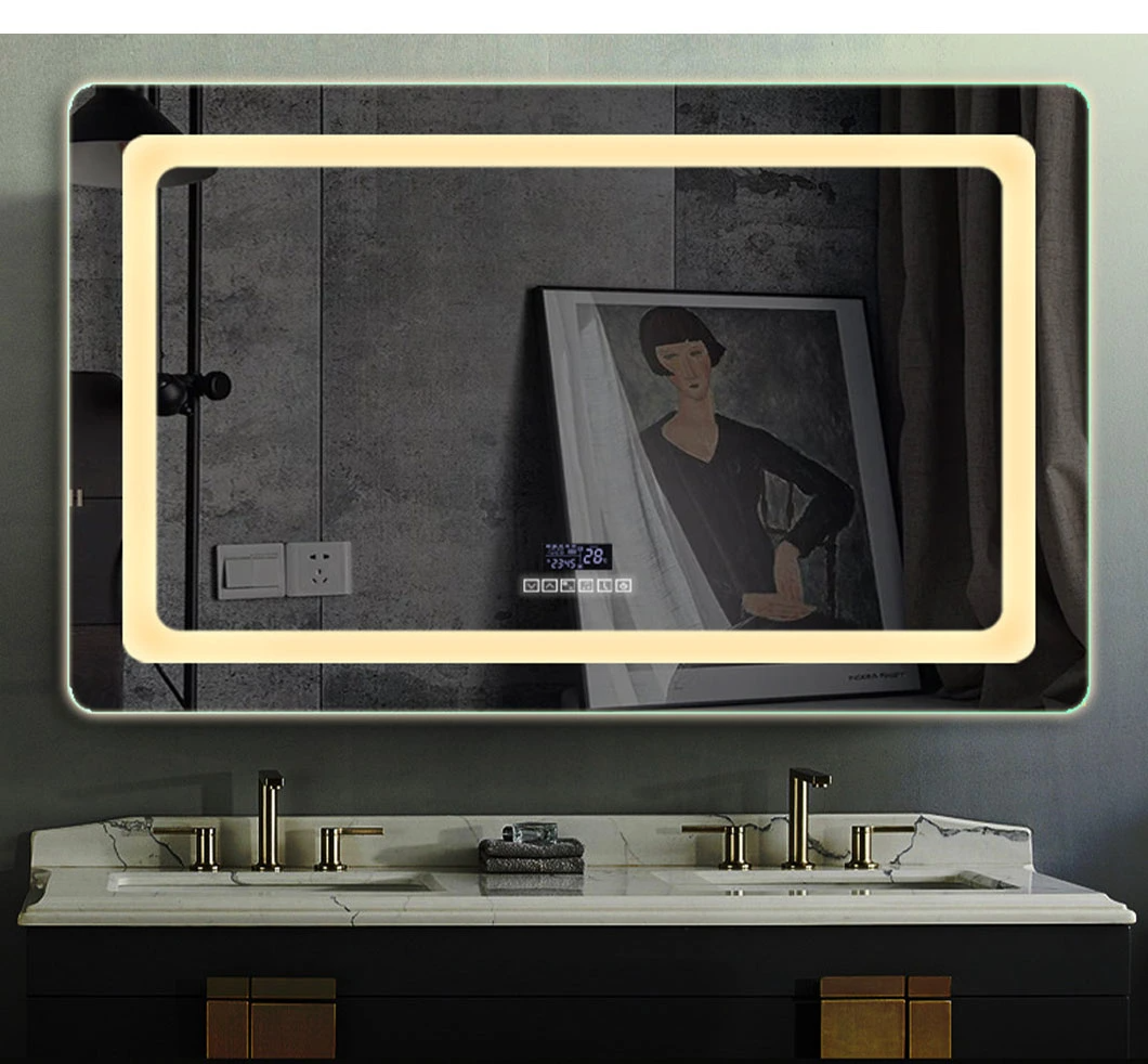Phòng tắm Thiết kế mới Gương ánh sáng Bluetooth Led Mirror