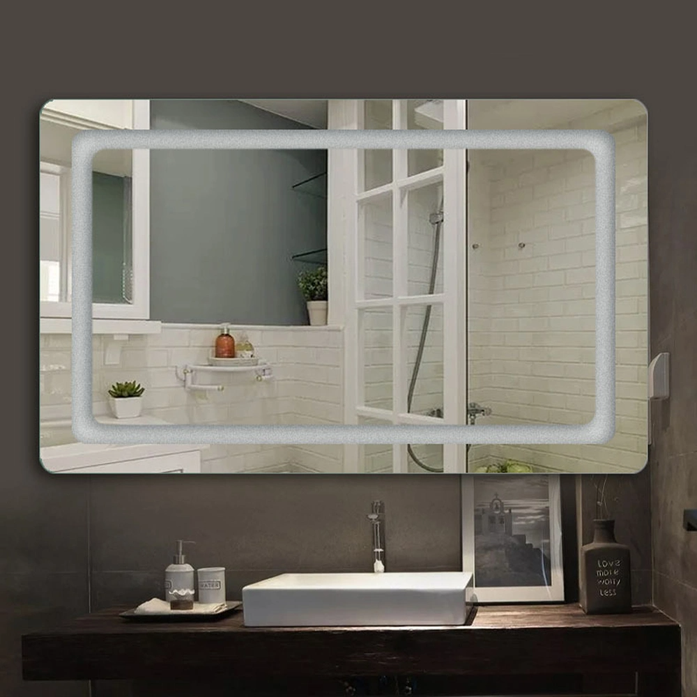 Đèn LED Nhà Tắm Treo Tường Vanity Gương Gương Nhà Thông Minh Gương Trang Trí Nhà Bluetooth Gương Trang Điểm Phụ Kiện Phòng Tắm