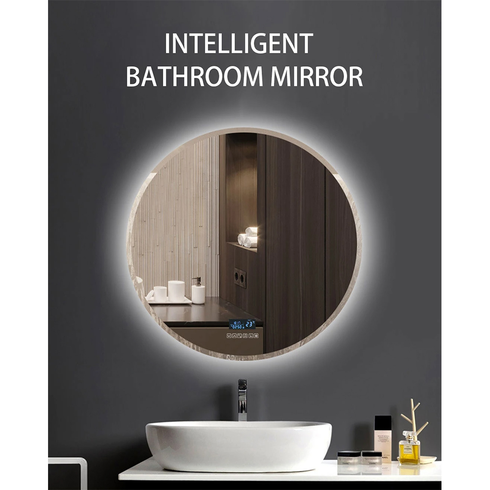 Đèn LED Thông Minh Gương Treo Tường Gương Trang Trí Nhà Cửa Bluetooth Gương Trang Điểm Phụ Kiện Phòng Tắm Nội Thất Salon