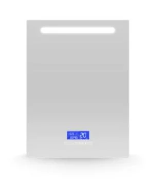 Gương thông minh phòng tắm LED chống sương mù với màn hình hiển thị nhiệt độ thời gian loa Bluetooth