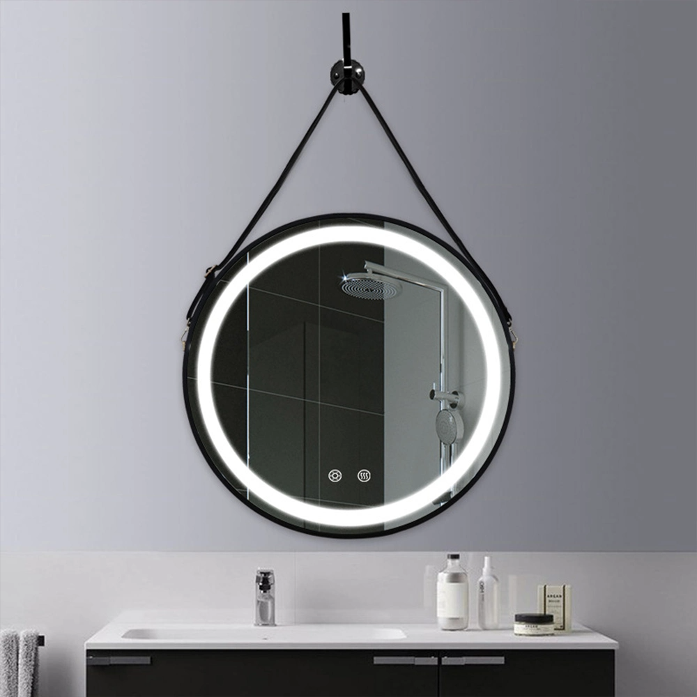 Các Bạn Bán Gương Phòng Tắm 60Cm 80Cm Khách Sạn Trang Trí Treo Tường Tròn Hiện Đại Gương Phòng Tắm Chống Sương Mù Có Đèn LED