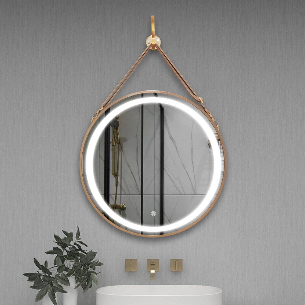 Các Bạn Bán Gương Phòng Tắm 60Cm 80Cm Khách Sạn Trang Trí Treo Tường Tròn Hiện Đại Gương Phòng Tắm Chống Sương Mù Có Đèn LED