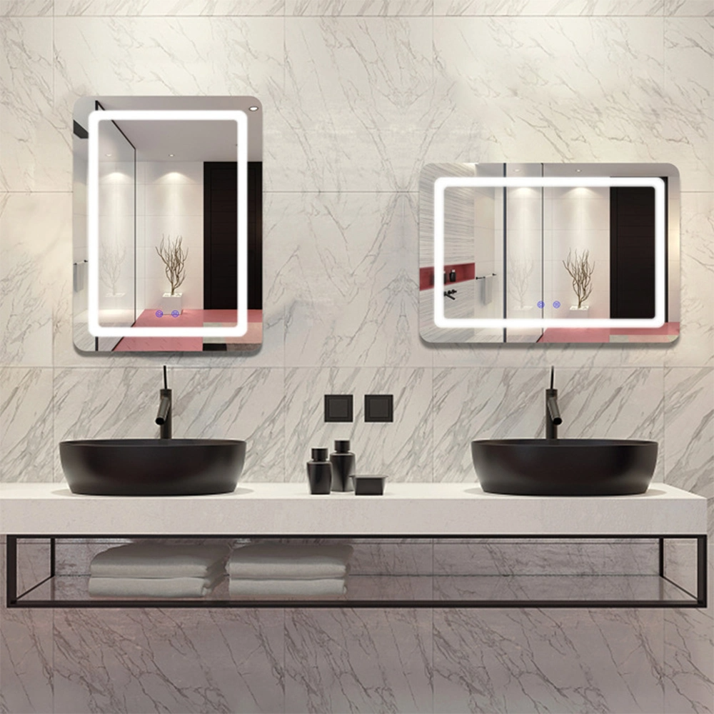 Bán buôn Phòng tắm Smart Backlit LED Lighted Vanity Nội thất Gương trang trí treo tường