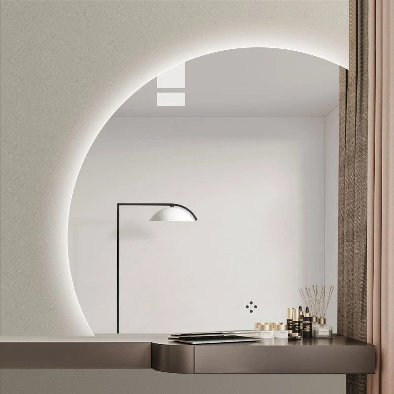 Đèn LED Hình Không Đều Gương Phòng Tắm Thông Minh Nhà Vệ Sinh Nhà Vệ Sinh Treo Tường Dạ Quang Gương Bàn Trang Điểm Gương Trang Điểm