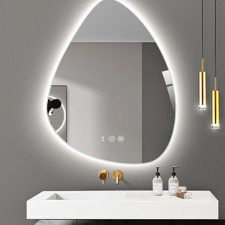 Chiếu sáng tùy chỉnh không thường xuyên Gương phòng tắm Bồn tắm treo tường Gương đèn LED thông minh Vanity được quan tâm đặc biệt