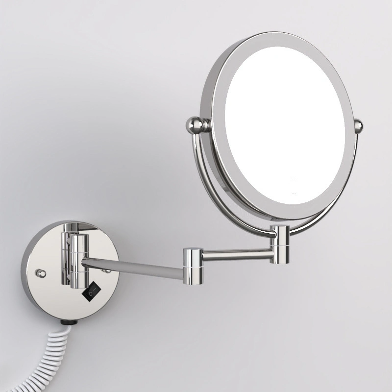 Gương phóng đại treo tường có đèn LED trang điểm Gương trang điểm có đèn LED Gương phòng tắm có đèn LED được chiếu sáng
