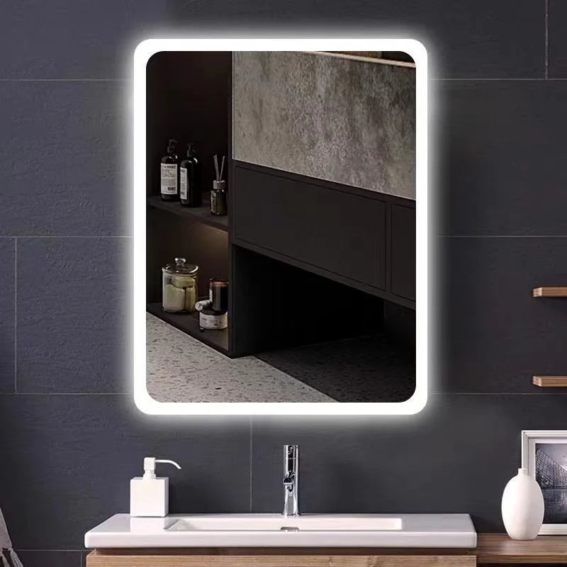 Gương phòng tắm LED có đèn nền tùy chỉnh cá nhân Gương trang điểm không thấm nước có đèn