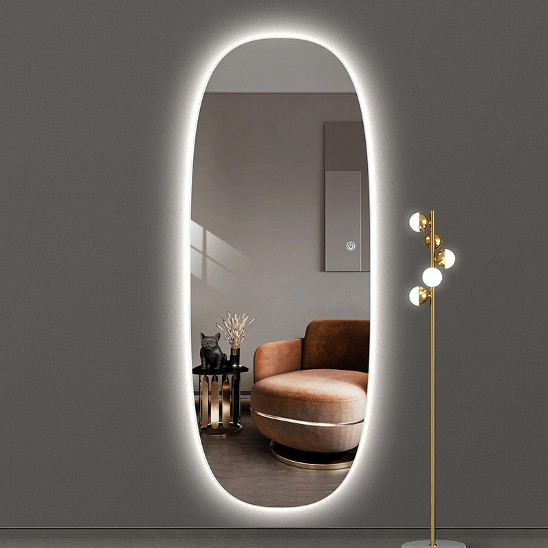 Gương Treo Tường Đèn LED Trang Trí Cửa Hàng Quần Áo Lắp Phòng Thông Minh Ba Chiều Gương Đầy Đủ