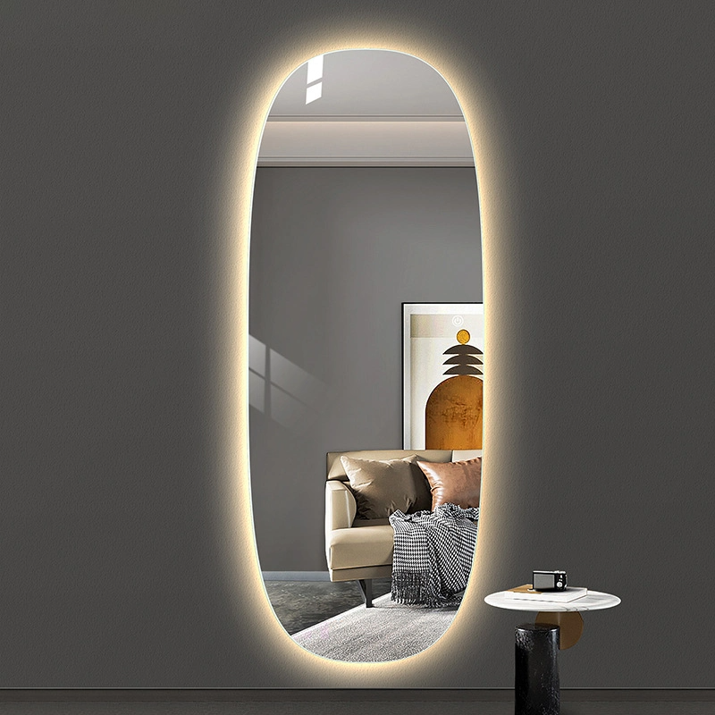 Gương Treo Tường Đèn LED Trang Trí Cửa Hàng Quần Áo Lắp Phòng Thông Minh Ba Chiều Gương Đầy Đủ